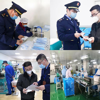 多家新聞媒體專題采訪戴村所幫扶企業(yè)轉產口罩