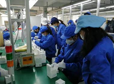 六汪鎮組織機關志愿者隊伍,全力保障青島雅世醫療器械復工投產